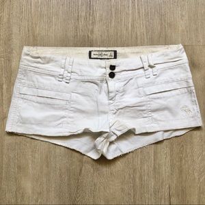 Abercrombie White Shorts Size 0